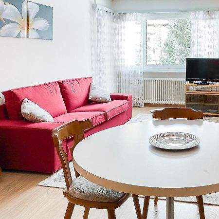 Zentrale Wohnung In St. Moritz Mit Grossem Balkon Exterior photo